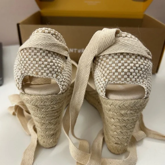 NEW! Soludos Espadrille Wedge Sandals - Picture 3 of 8